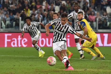 Paulo Dybala con la maglia della Juventus