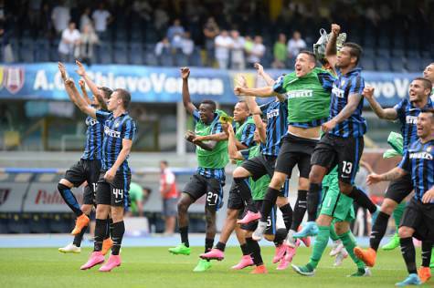 I giocatori dell'Inter