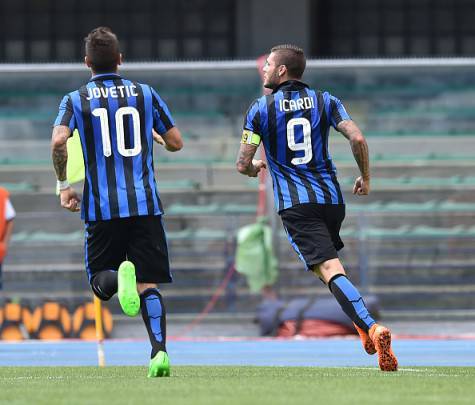 Icardi e Jovetic, Chievo-Inter 0-1