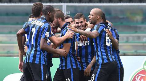 I giocatori dell'Inter