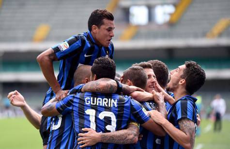 I giocatori dell'Inter