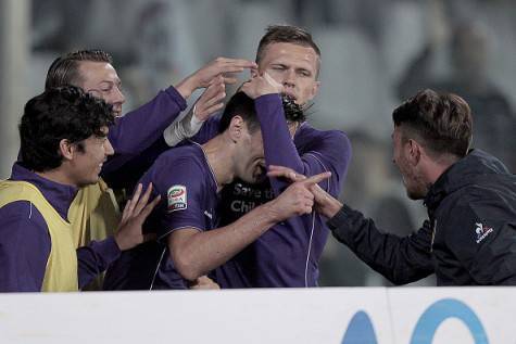 I giocatori della Fiorentina