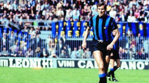 Giacinto Facchetti ai tempi dell'Inter