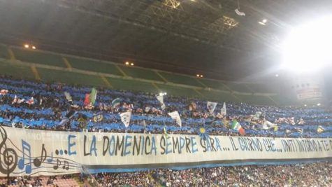 Inter-Fiorentina coreografia curva nord