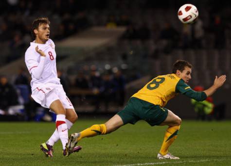 Adem Ljajic in azione con la maglia della Serbia