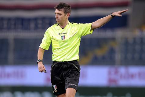 Serie A, Gianluca Rocchi arbitra Inter-Napoli ©Getty Images