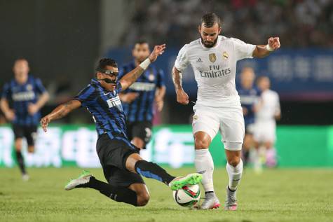 Jesé Rodriguez in azione contro l'Inter