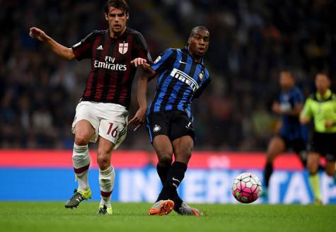 Kondogbia contro Poli in Inter-Milan