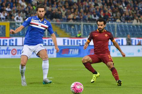 Ervin Zukanovic con la maglia della Sampdoria