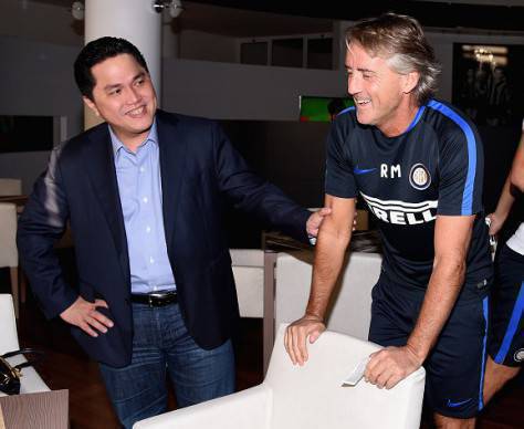 Erick Thohir e Roberto Mancini ©Getty Images