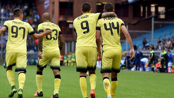 I giocatori dell'Inter