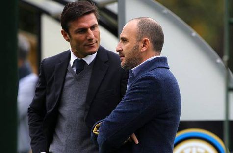 Inter, Piero Ausilio con Javier Zanetti