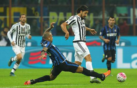 Inter-Juventus 0-0, Felipe Melo in scivolata su Khedira