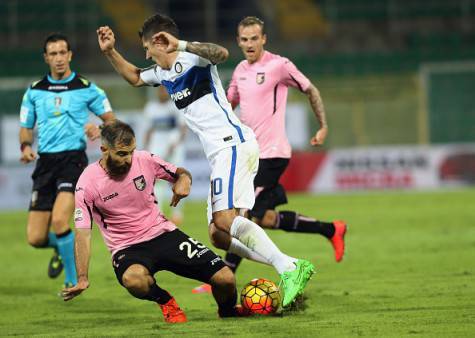 Stevan Jovetic in azione a Palermo