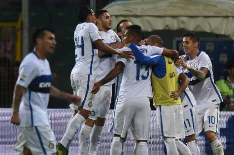 I giocatori dell'Inter