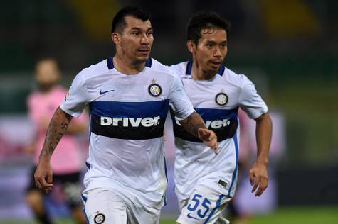 Gary Medel e Nagatomo sullo sfondo