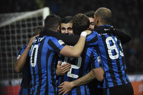 L'Inter festeggia