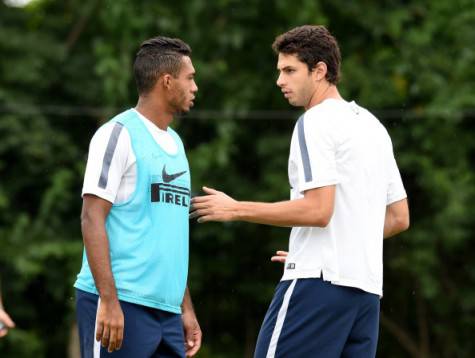 Ranocchia e Juan Jesus alla Pinetina