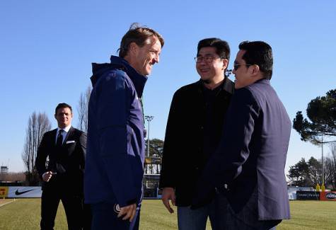 Erick Thohir, Roberto Mancini e Handy Soetedjo