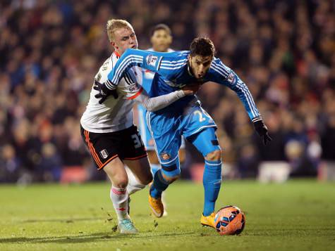 Ricardo Alvarez con la maglia del Sunderland