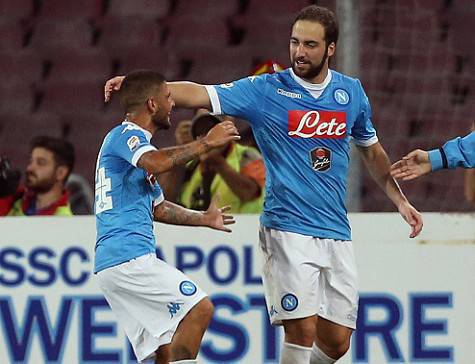 Gonzalo Higuain e Lorenzo Insigne