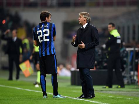 Adem Ljajic con Mancini