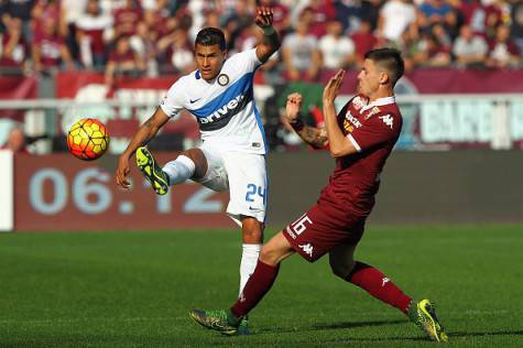Torino-Inter 0-1, Jeison Murillo in azione