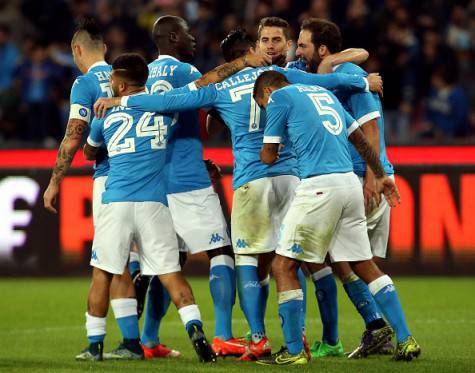 I giocatori del Napoli