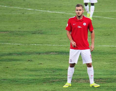 Puscas con la maglia del Bari