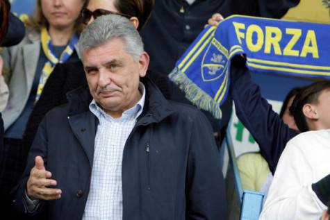 Frosinone-Inter, il presidente dei ciociari Maurizio Stirpe ©Getty Images