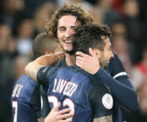 Lavezzi e Rabiot - Getty Images