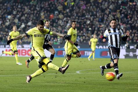 Udinese-Inter 0-4, il primo gol di Icardi (Getty Images)