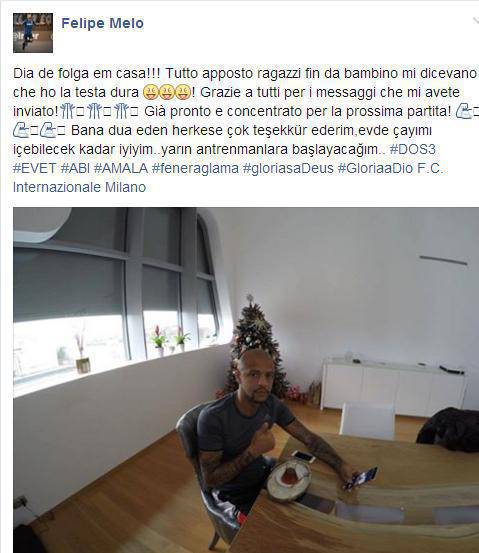 Melo su Facebook