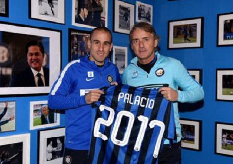 Palacio con Mancini ©inter.it