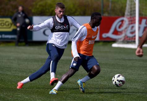 Camara contro Santon alla Pinetina ©Getty Images