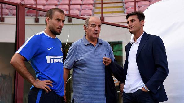 Inter, Mario Corso con Zanetti e Palacio ©Getty Images