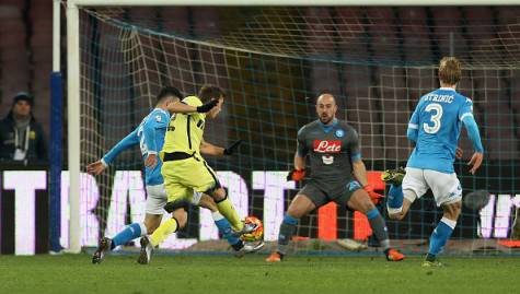 Napoli-Inter 0-2, il raddoppio di Ljajic ©Getty Images