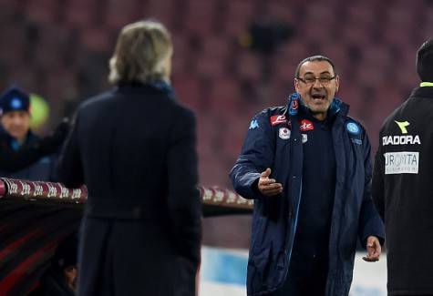 Napoli-Inter 0-2, battibecco Sarri-Mancini ©Getty Images