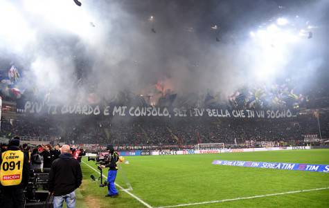 Curva Nord nel derby ©Getty Images