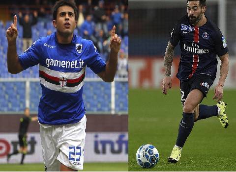 Eder e Lavezzi - foto interlive.it