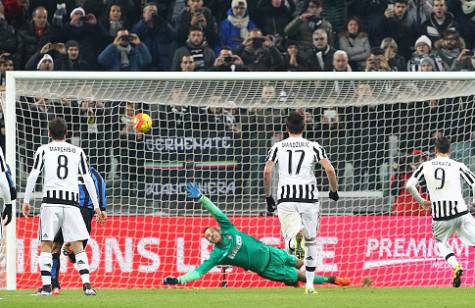 Morata batte Handanovic dal dischetto (Getty Images)