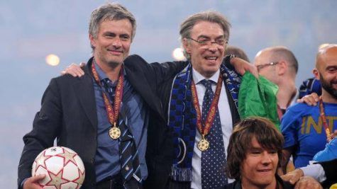 Madrid, Mourinho e Moratti dopo la vittoria della Champions ©Getty Images