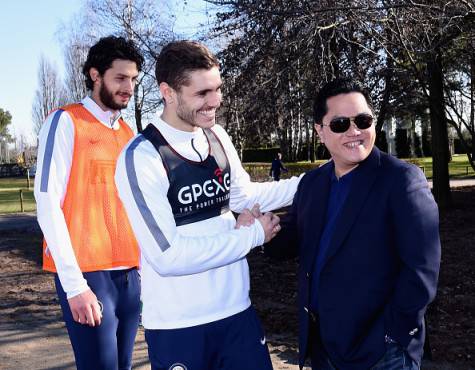 Thohir con Icardi alla Pinetina ©Getty Images