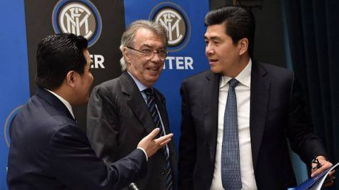 Moratti con Thohir e Soetedjo al CdA dell'Inter ©Getty Images