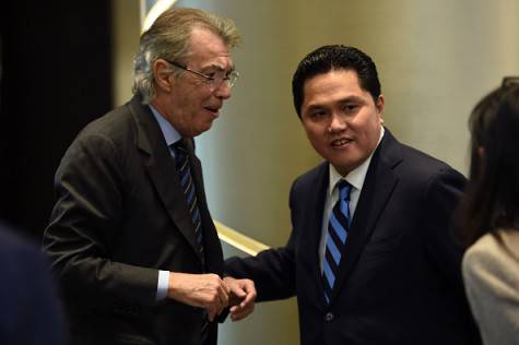 Erick Thohir con Massimo Moratti ©Getty Images