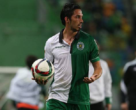 Schelotto in azione con la maglia dello Sporting Lisbona ©Getty Images