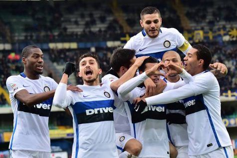 I giocatori dell'Inter