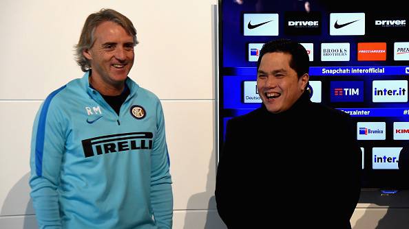 Thohir con Roberto Mancini ©Getty Images