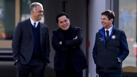 Thohir con Bolingbroke e Duque alla Pinetina ©Getty Images