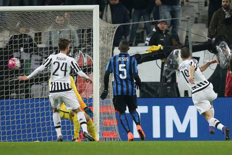 Juventus-Inter 2-0, il vantaggio bianconero siglato da Bonucci ©Getty Images